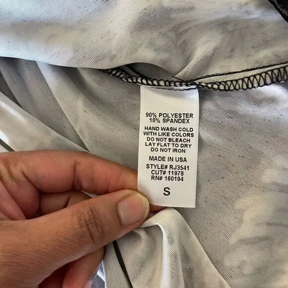 By Together Velvet Floral Print Made In USA Tie Front Blouse Jacket Size S - Picture 5 of 9